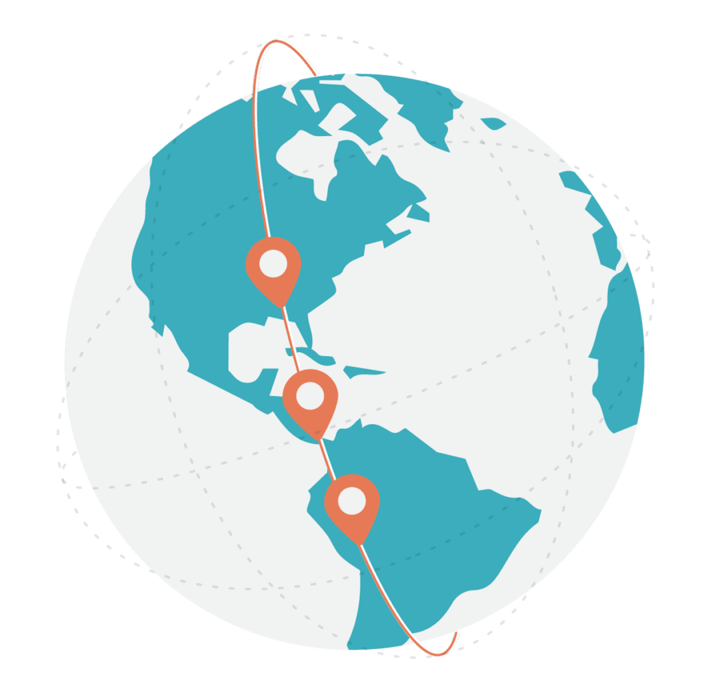 Time zone alignment between the US and Latin America.